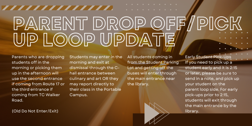 Parent Drop off/Pick Up loop Update