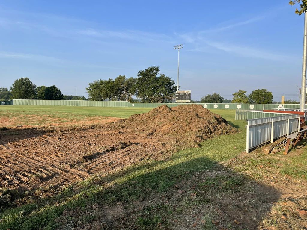 dirt work for baseball turf