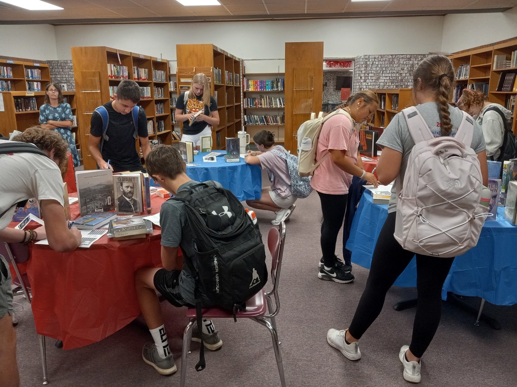 Genre Book Tasting with Mrs. Wilcox.