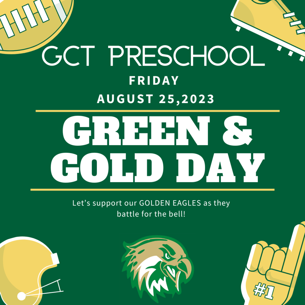 Green and Gold Advertisement