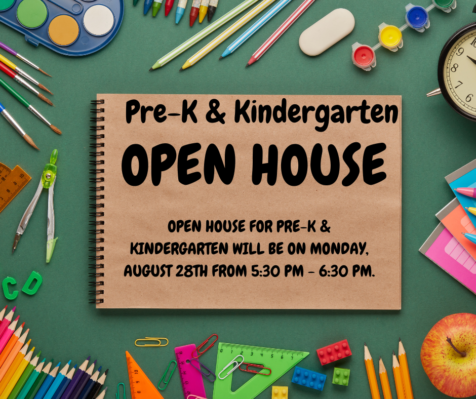 Pre-K and Kindergarten Open House