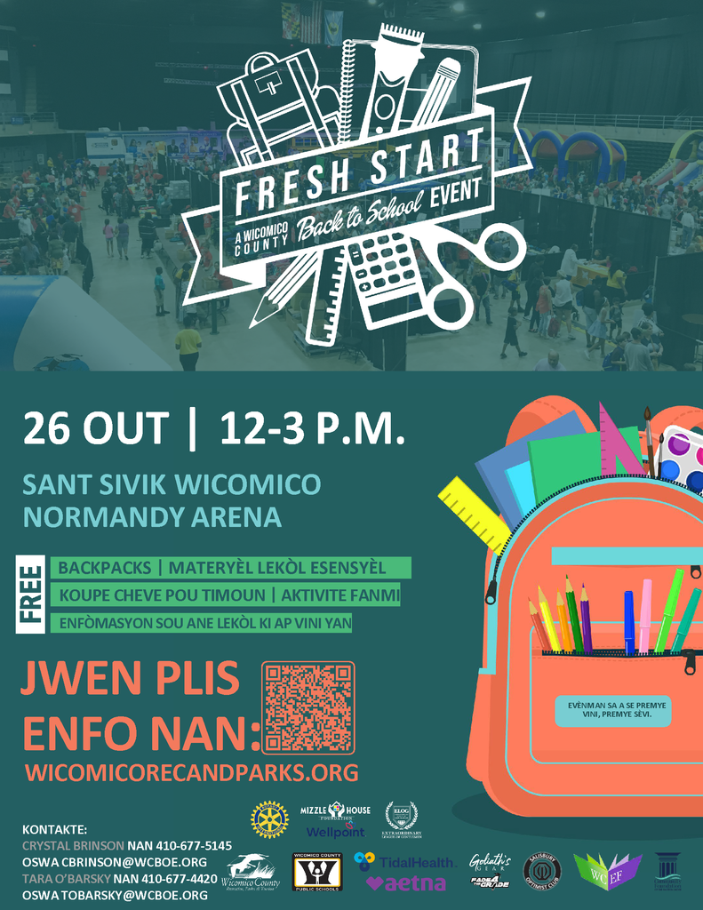 August 26 Fresh Start event flyer in Haitian Creole