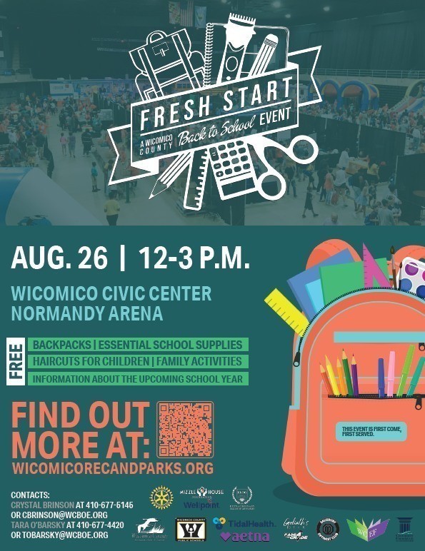 August 26 Fresh Start event flyer