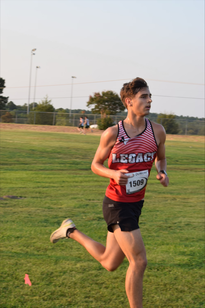 Tyler Legacy Cross Country during a race over the weekend