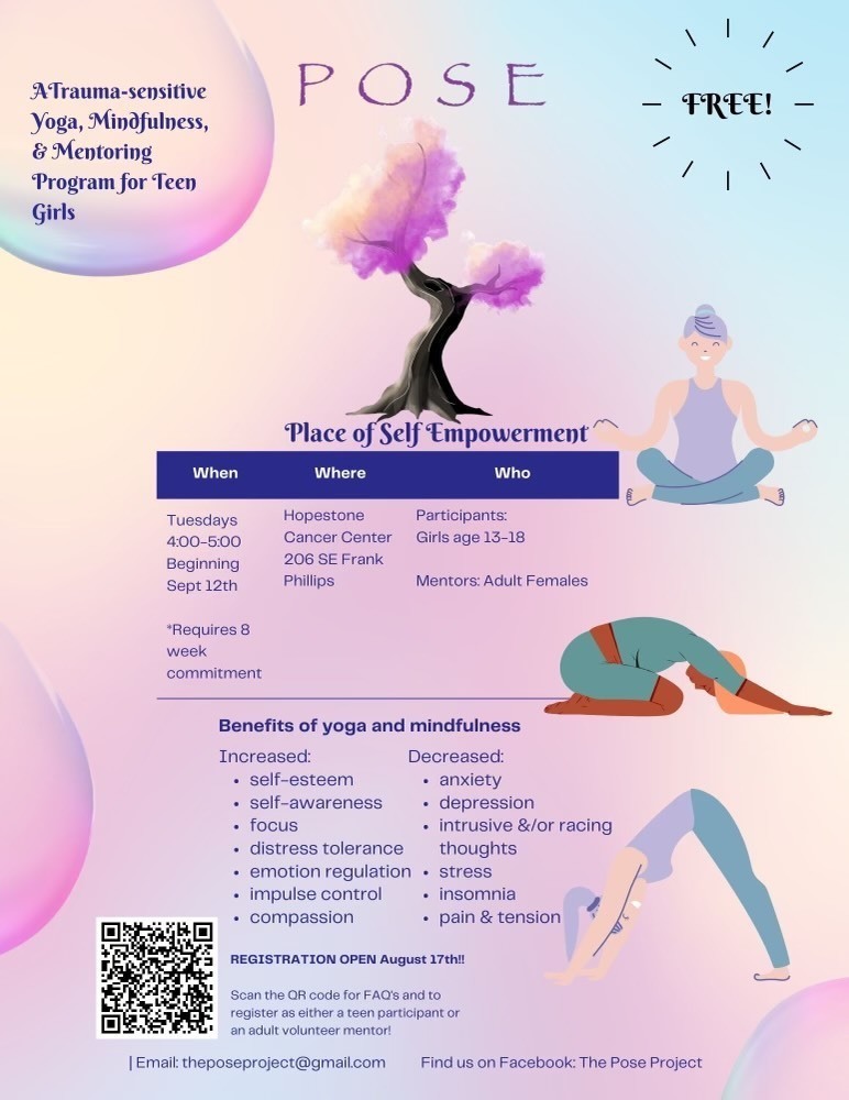 Yoga & Mentoring opportunity for Teen Girls