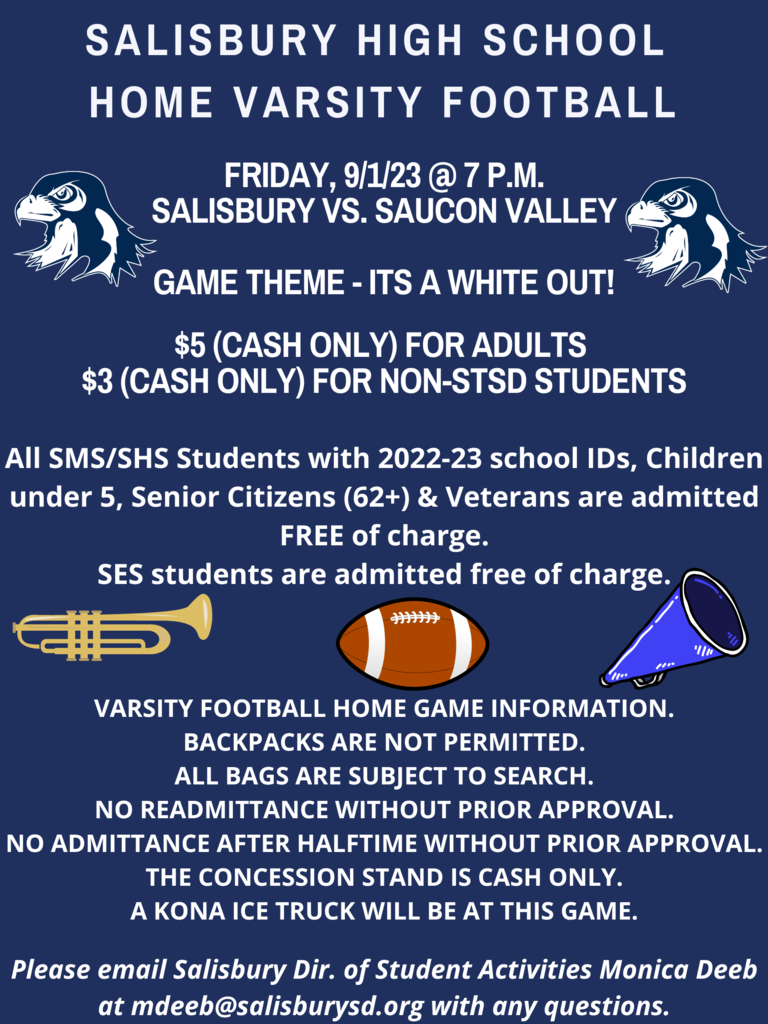 9/1/23 Home Football!