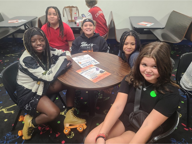 Douglas students at Skate City 
