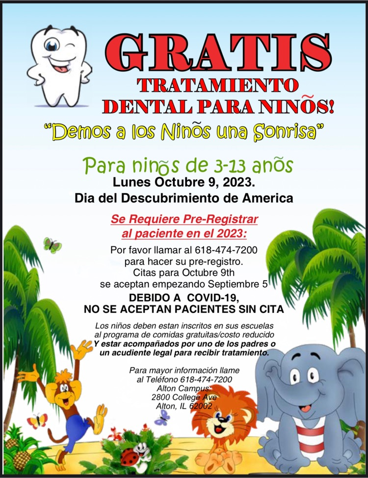 Give Kids a Smile Flyer - Spanish Version