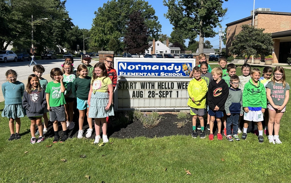 Start with Hello Week photo from Mrs. Hart