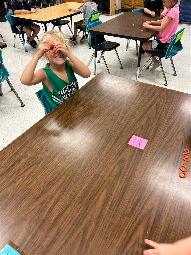 child with circle