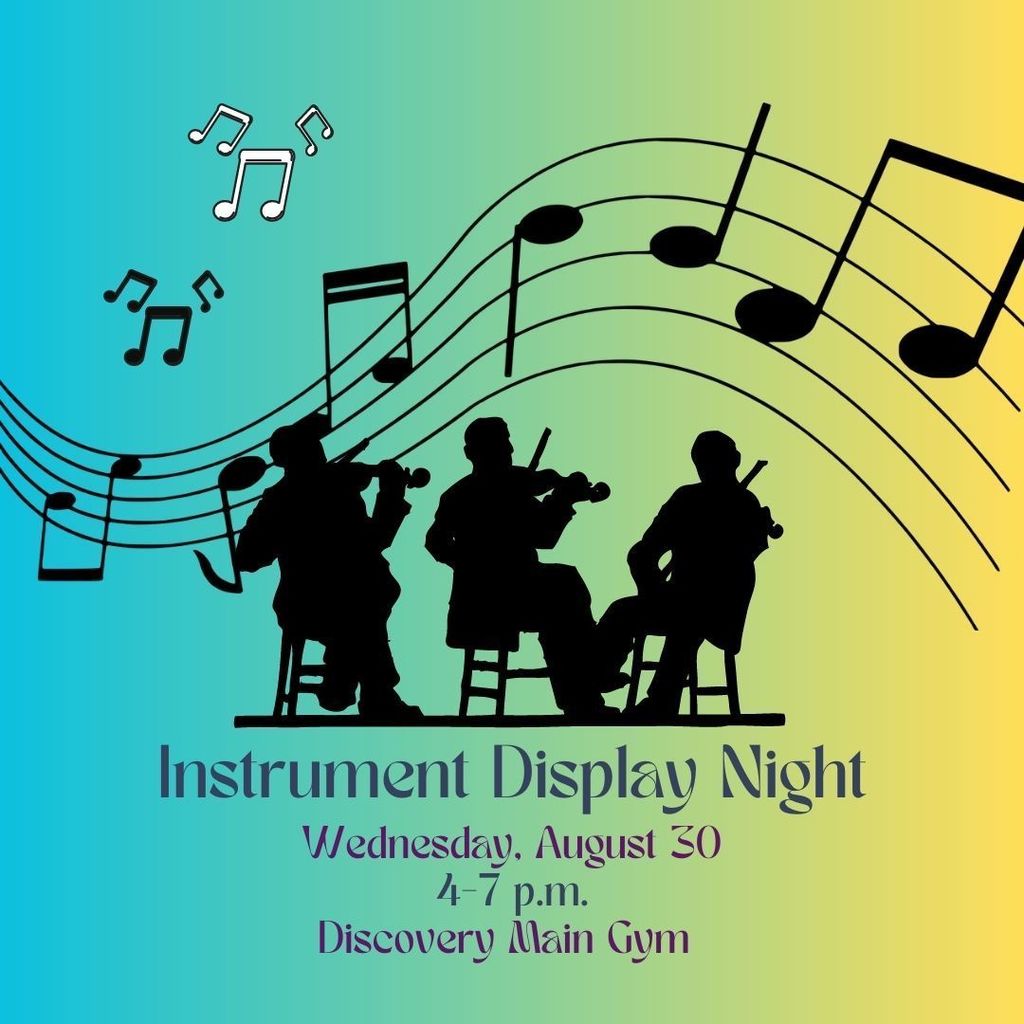 Flyer for instrument display night