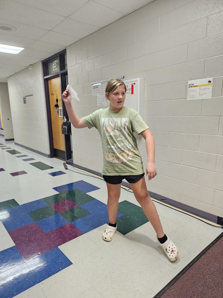 trying out the airplane