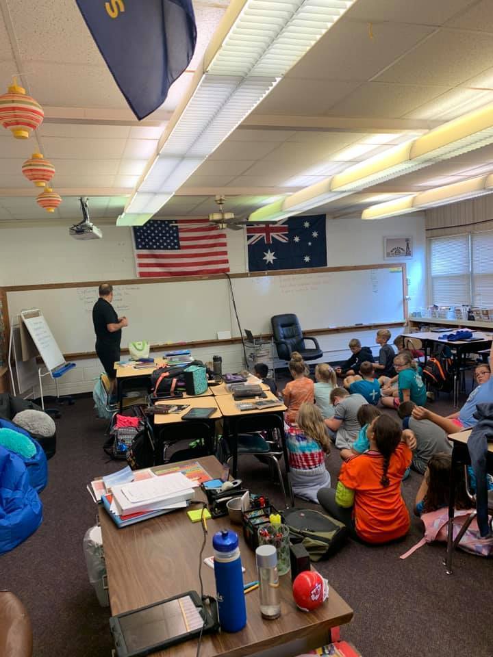 Students learning