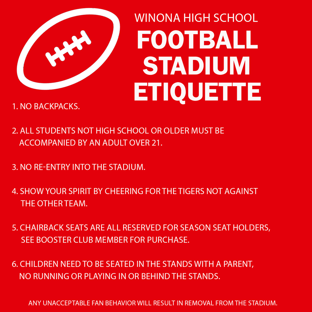 Stadium etiquette 