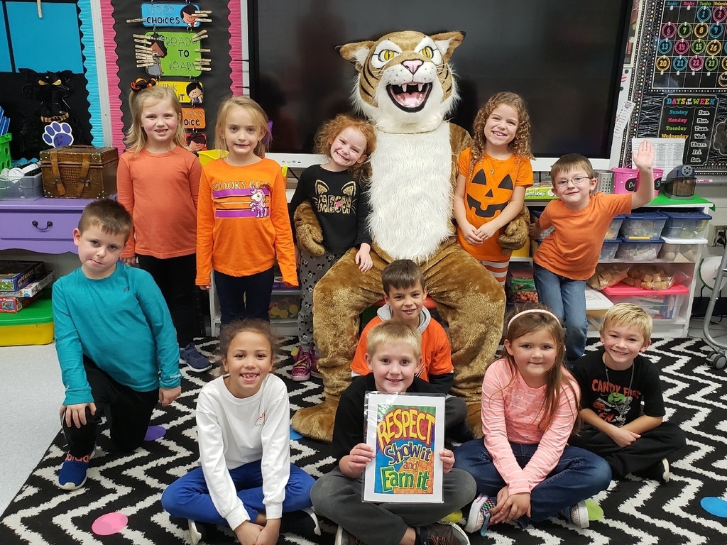 Thank you to Miss Allen and Mr. Wildcat for stopping by Miss Carrabotta's room today to teach about respecting and accepting each other's differences!