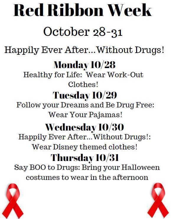 Red Ribbon Week Flyer