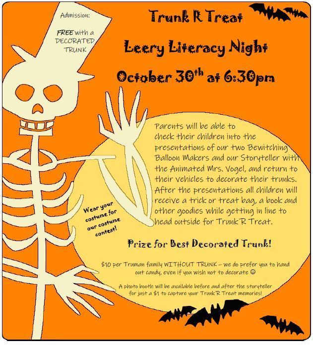 Trunk R Treat Flyer