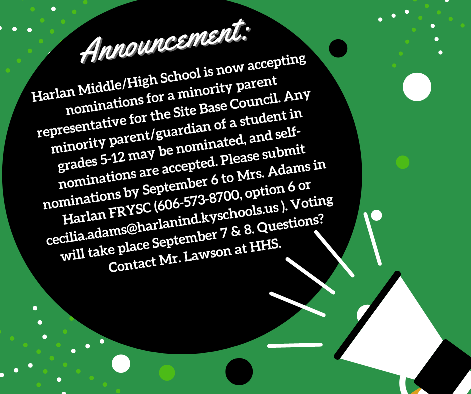 SBDM Announcement