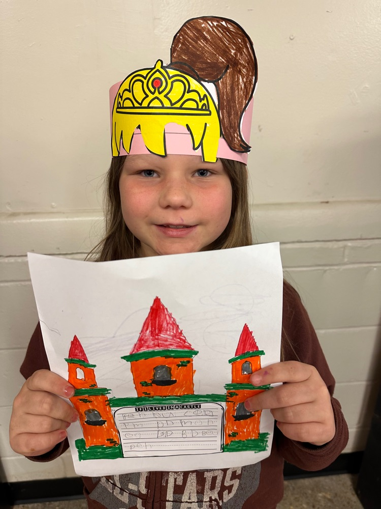 child wearing crown