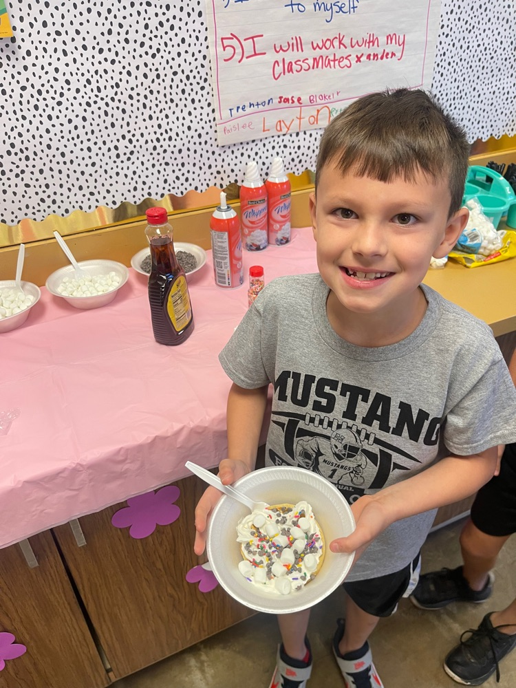 child with treat 