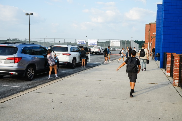 students entering school
