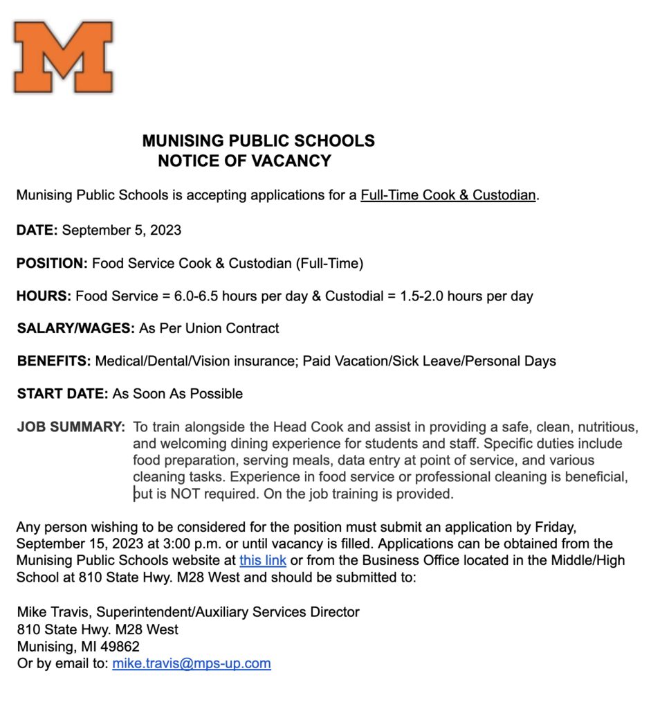 Cook-Custodian