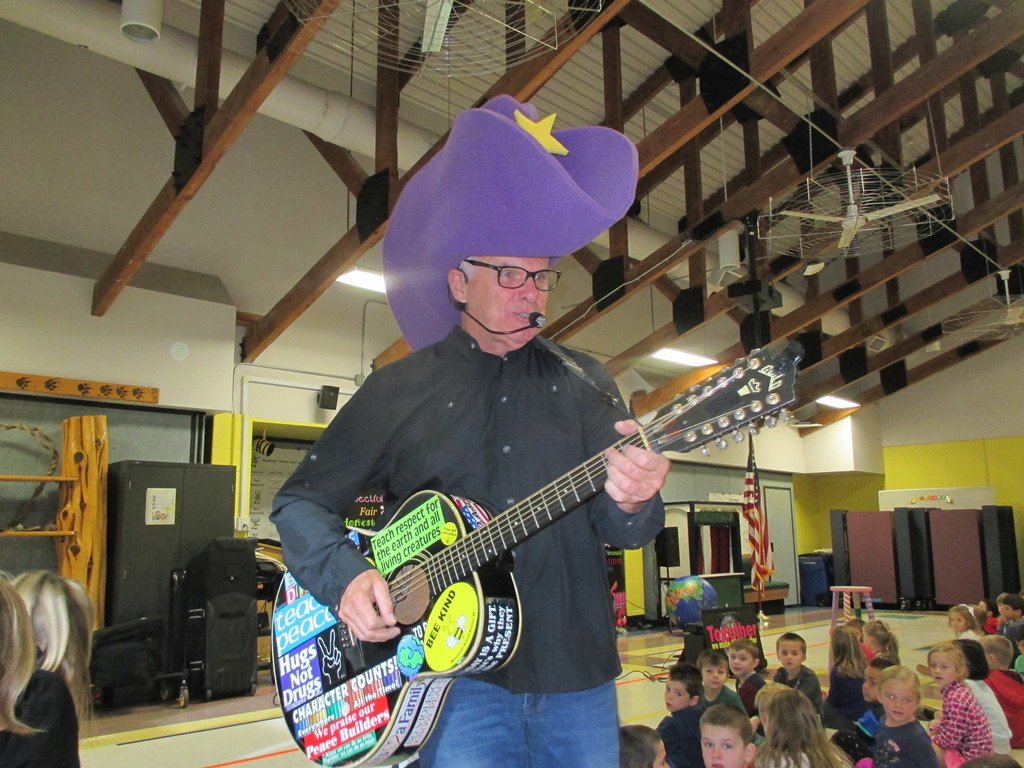 Johnny the K with another crazy hat!