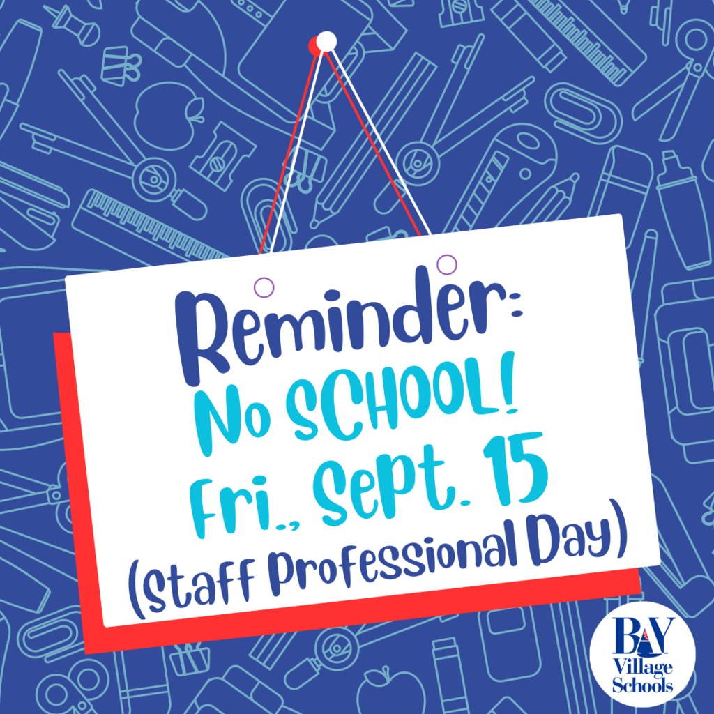 No School Sept. 15 reminder visual