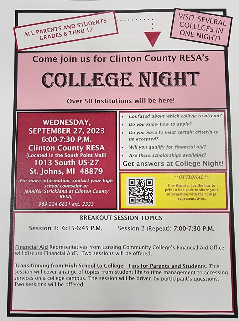 College Night Flyer