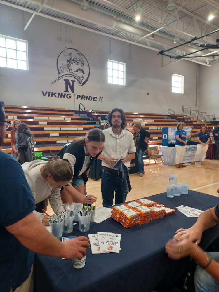 CVHS students at the NE Arma Career Fair.