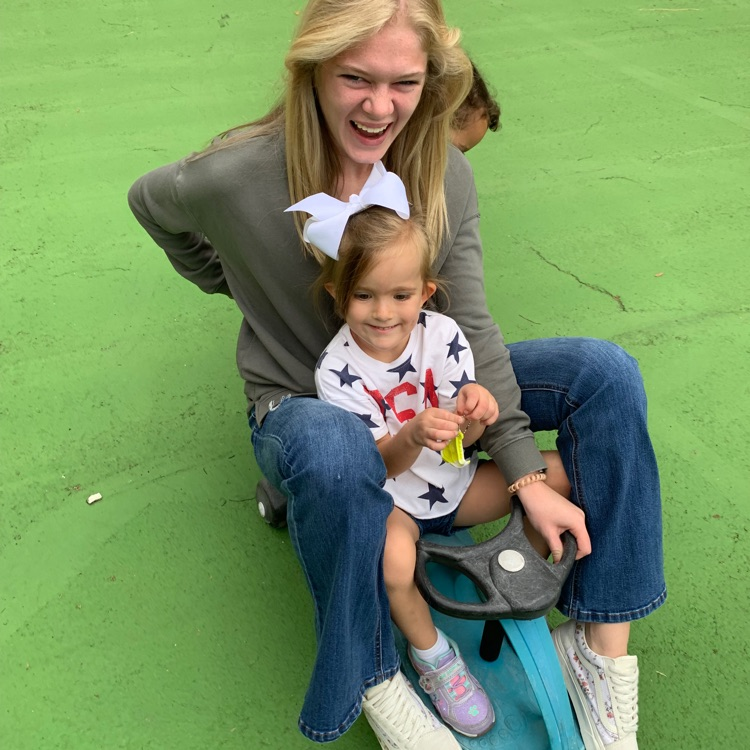 a teacher riding with student