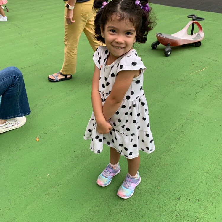 a smiling student