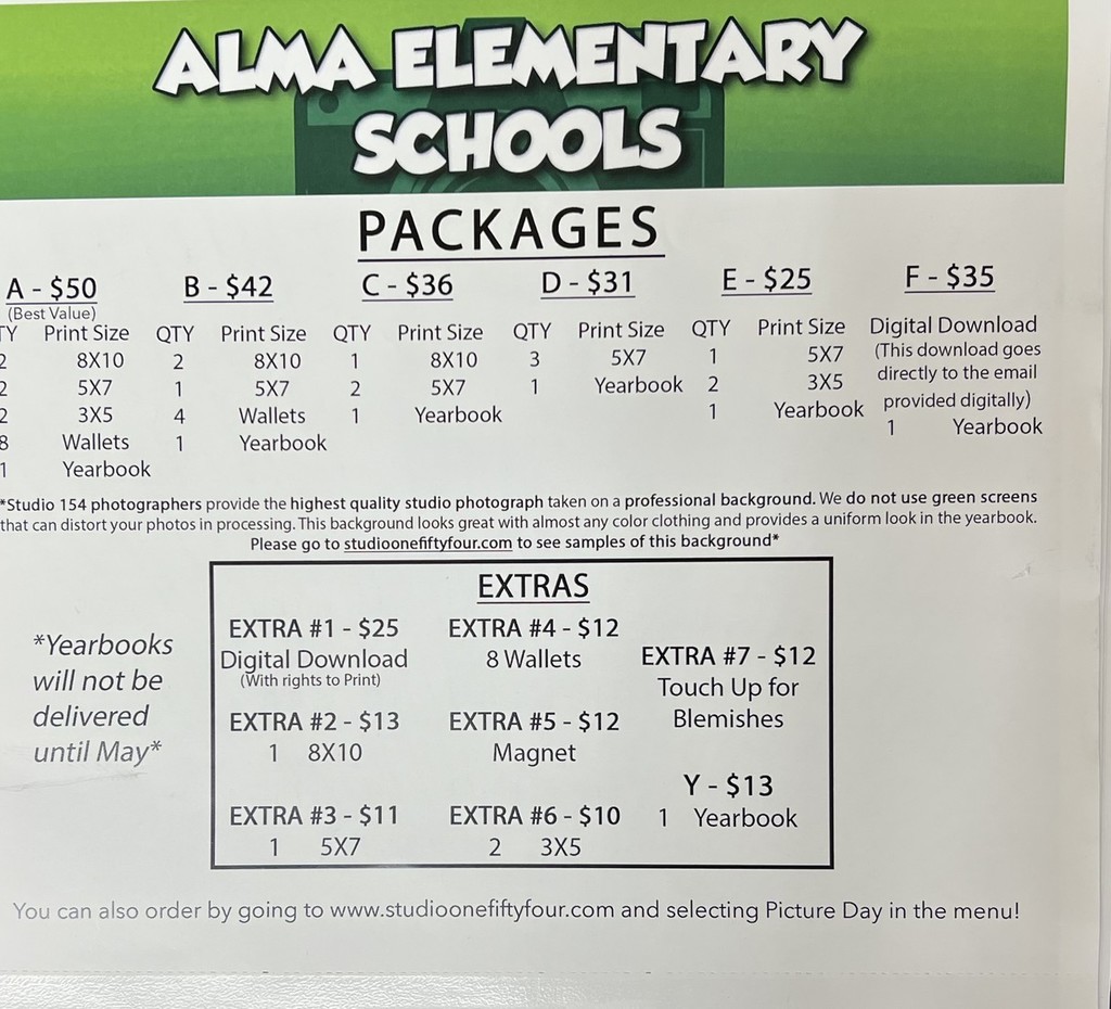 Picture Day: Friday 9/8/23