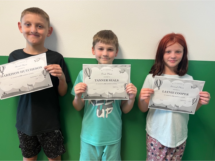 students with certificates