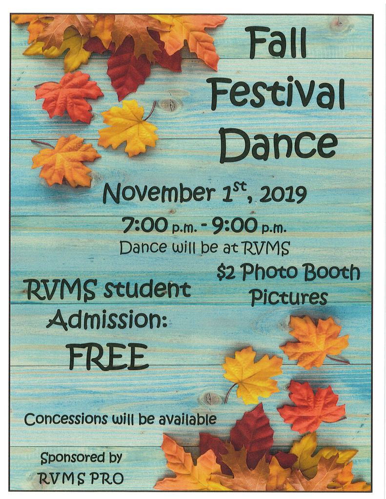 Fall dance flier