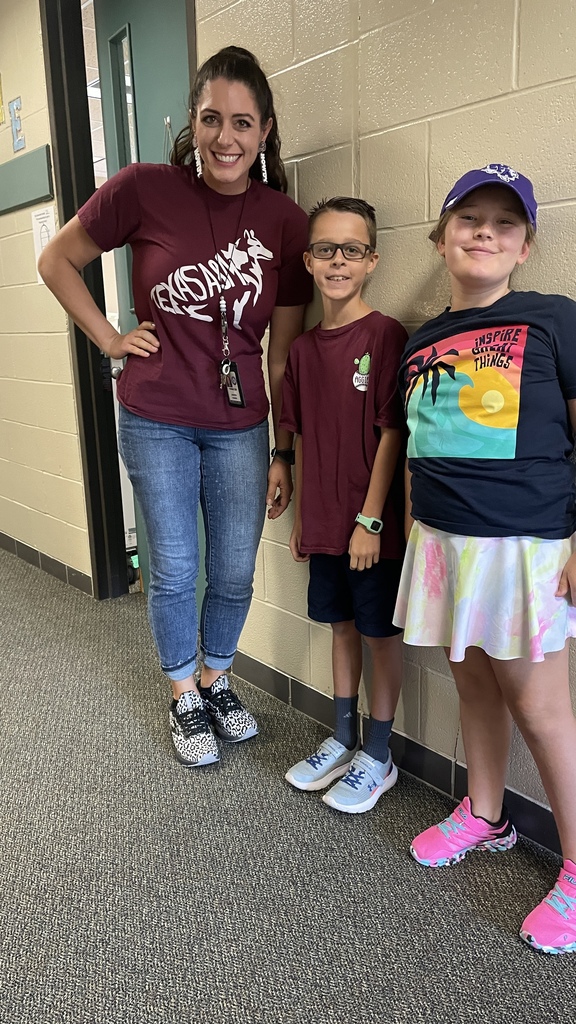 Wearing College Colors for Wisdom Wednesday