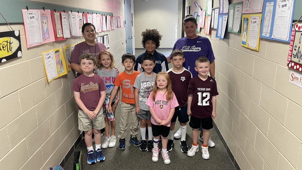 Wearing College Colors for Wisdom Wednesday