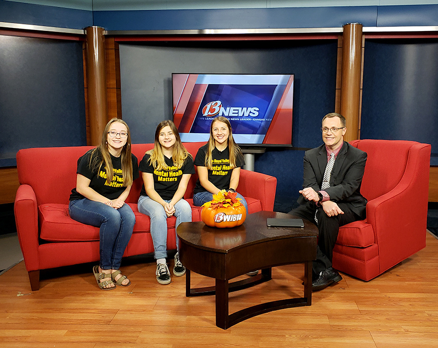 FCCLA members on WIBW set