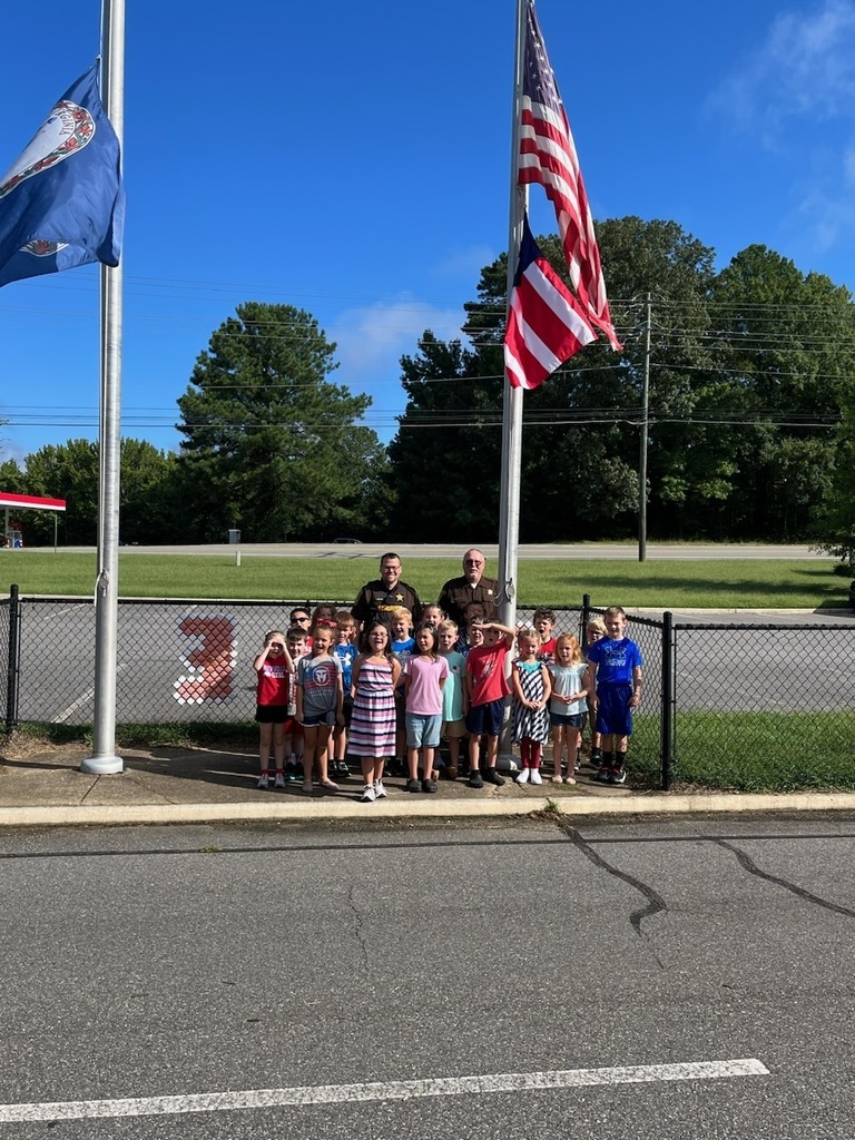PCPS elementary schools invited students and staff to wear red, white and blue in honor of Patriot Day. 
