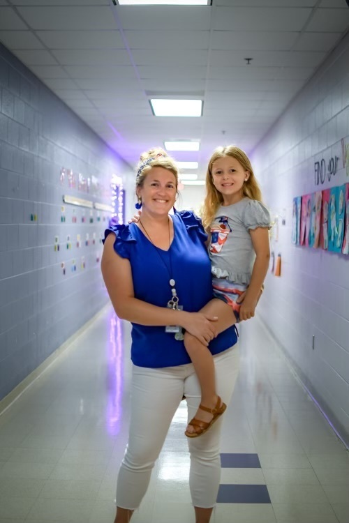 PCPS elementary schools invited students and staff to wear red, white and blue in honor of Patriot Day. 