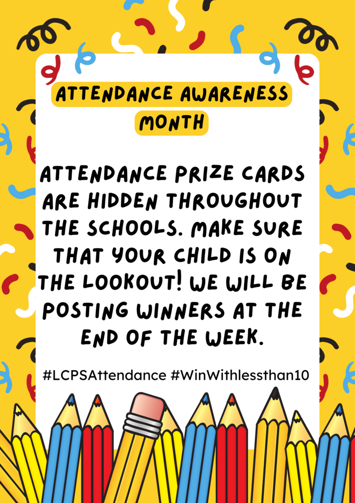 Attendance Prize Cards