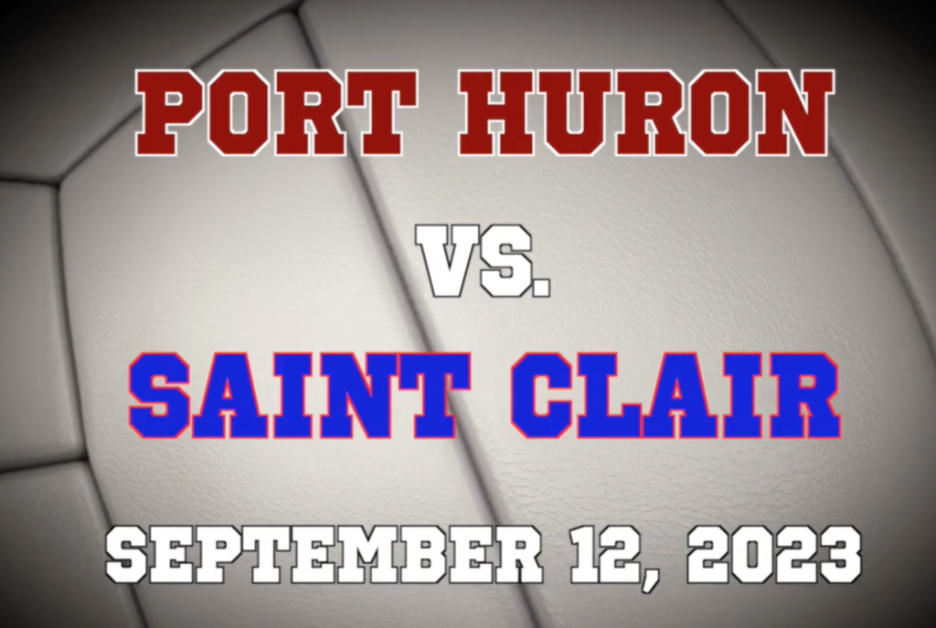 PHHS volleyball at St. Clair graphic