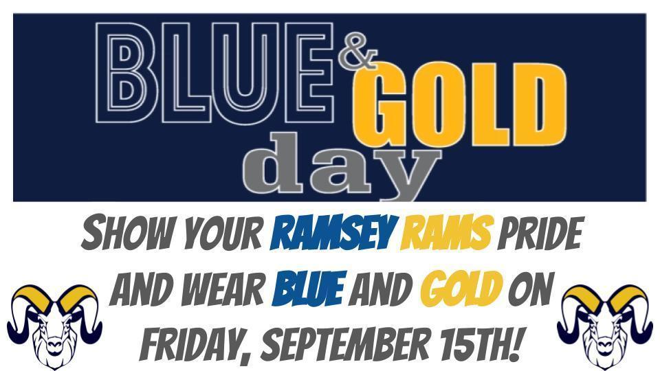 Spirit Day Announcement for Friday, 9/15
