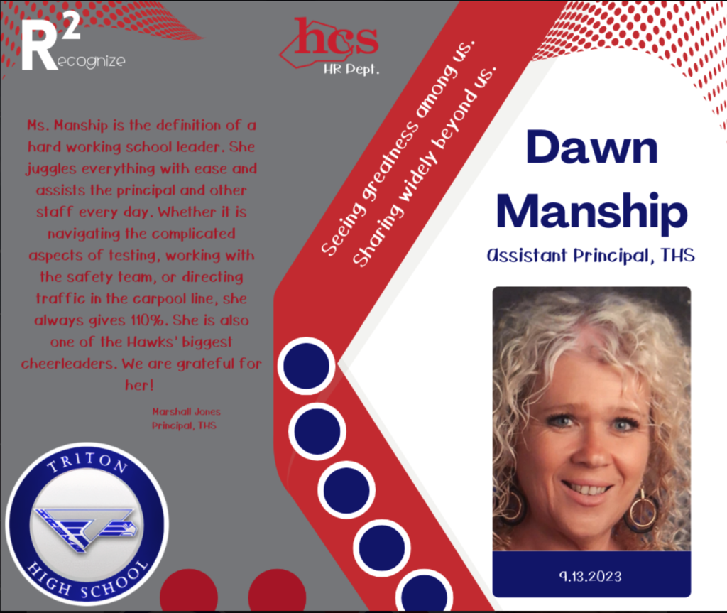 HCS Shout Out to Dawn Mandship