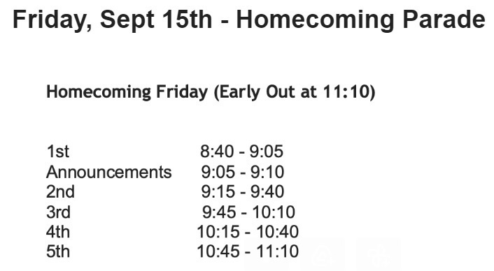 Sept 15 bells
