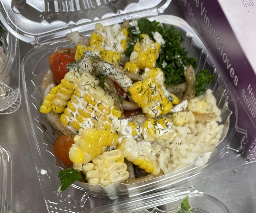 photo of roasted corn salad