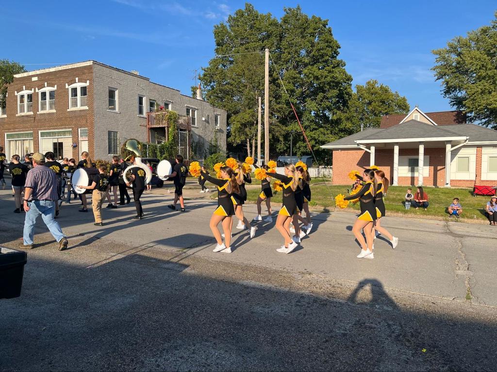 dance team and band