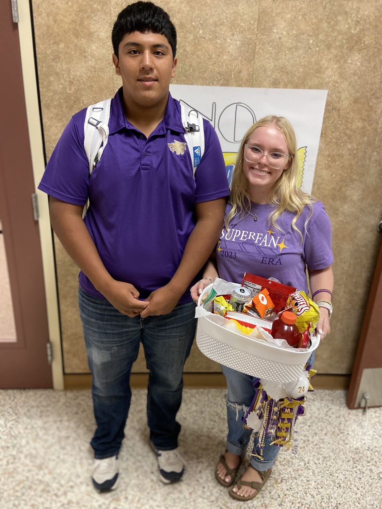 Ethan and his SUPERFAN Madi