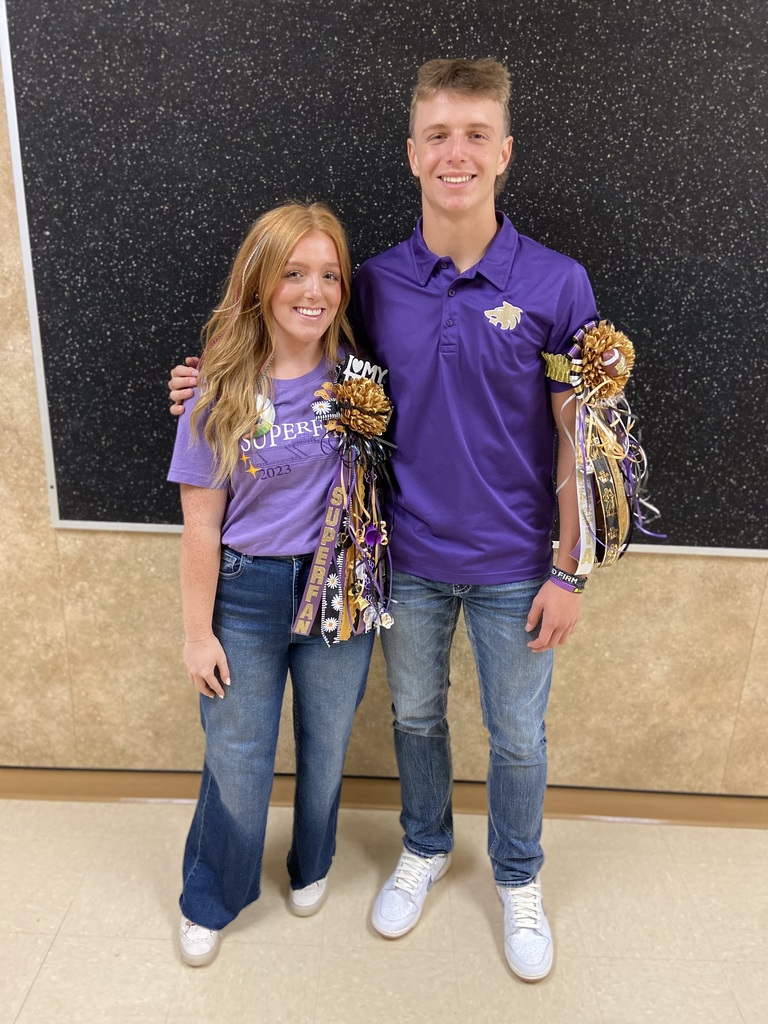 Hunter and his SUPERFAN Georgia