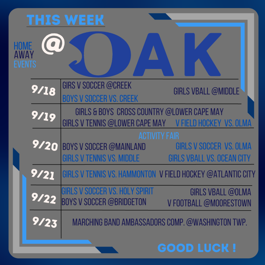 this week @ Oak